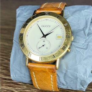 Vintage Gucci Watch 3800M gold plated swiss made